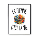 Poster La Flemme c’est la vie