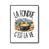 Poster La fondue c'est la vie