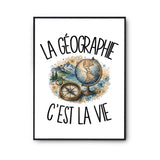 Poster La géographie c'est la vie