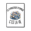 Poster La gymnastique rythmique c'est la vie