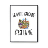 Poster La Haute-Garonne c’est la vie
