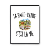 Poster La Haute-Vienne c’est la vie