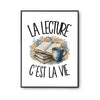 Poster La lecture c'est la vie