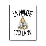 Poster La marche c'est la vie