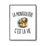 Poster La Montgolfière c’est la vie