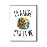 Poster La Nature c’est la vie