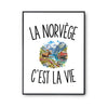 Poster La Norvège c’est la vie