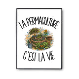 Poster La permaculture c'est la vie