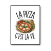 Poster La pizza c'est la vie