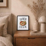 Poster La pizza c'est la vie