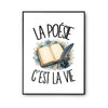 Poster La poésie c'est la vie