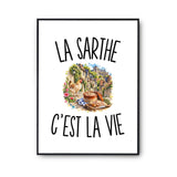 Poster La Sarthe c’est la vie