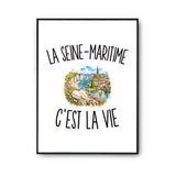 Poster La Seine-Maritime c’est la vie