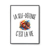 Poster La Self-Défense c’est la vie