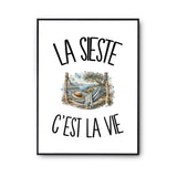 Poster La sieste c'est la vie