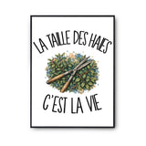 Poster La taille des haies c'est la vie
