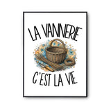 Poster La vannerie c'est la vie