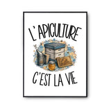 Poster L'apiculture c'est la vie