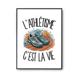 Poster L'athlétisme c'est la vie