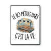 Poster Le 110 mètres haies c'est la vie
