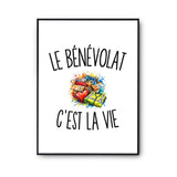 Poster Le Bénévolat c’est la vie