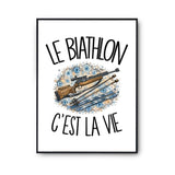 Poster Le biathlon c'est la vie