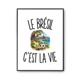 Poster Le Brésil c’est la vie