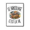 Poster Le bricolage c'est la vie