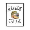Poster Le Calvados c’est la vie