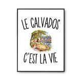 Poster Le Calvados c’est la vie