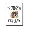 Poster Le Canicross c’est la vie