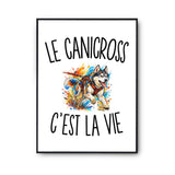 Poster Le Canicross c’est la vie