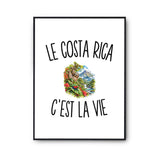Poster Le Costa Rica c’est la vie