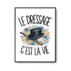 Poster Le dressage c'est la vie