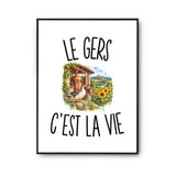 Poster Le Gers c’est la vie