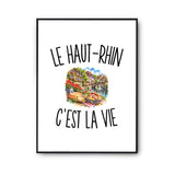 Poster Le Haut-Rhin c’est la vie