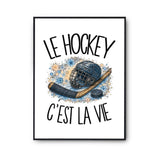 Poster Le hockey c'est la vie