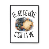 Poster Le jeu de rôle c'est la vie