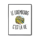 Poster Le Luxembourg c’est la vie