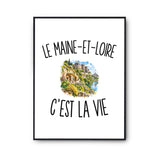 Poster Le Maine-et-Loire c’est la vie