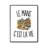 Poster Le Mans c’est la vie