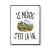Poster Le Médoc c’est la vie