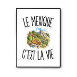 Poster Le Mexique c’est la vie