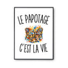 Poster Le Papotage c’est la vie