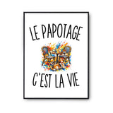 Poster Le Papotage c’est la vie