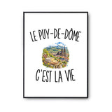 Poster Le Puy-de-Dôme c’est la vie