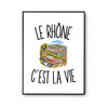 Poster Le Rhône c’est la vie