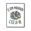 Poster Le semi-marathon c'est la vie