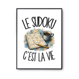 Poster Le sudoku c'est la vie