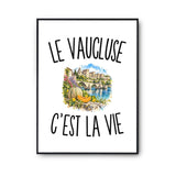 Poster Le Vaucluse c’est la vie